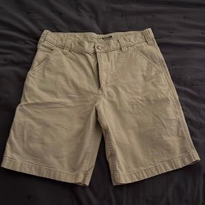 Carhartt relaxed fit khaki shorts